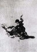 Francisco de Goya, Woman Hitting Another Woman with a Shoe